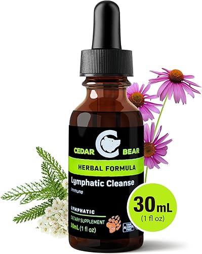Miniatura 5 de La limpieza linfática de Cedar Bear es una fórmula que mejora el sistema inmunológico que apoya la limpieza del sistema linfático de 1 onza líquida