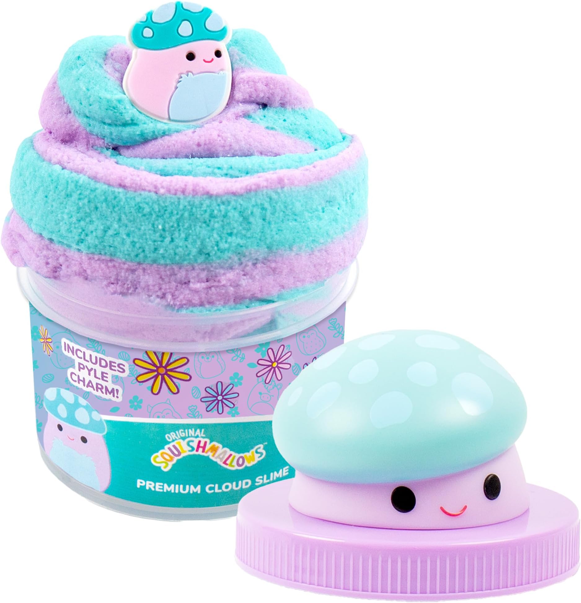 Pyle The Mushroom Premium Grape Scented Slime, 8 oz, 3 Fun Slime Add Ins, Great Toys for 6 Year Olds