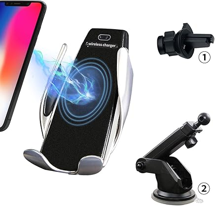 Despert Cargador de Coche inal?mbrico, Qi Cargador inal?mbrico r?pido para iPhone XS/8/8 Plus/Galaxy S9/S8/Note5 Despert Cargador de Coche inal?mbrico, Qi Cargador inal?mbrico r?pido para iPhone XS/8/8 Plus/Galaxy S9/S8/Note5