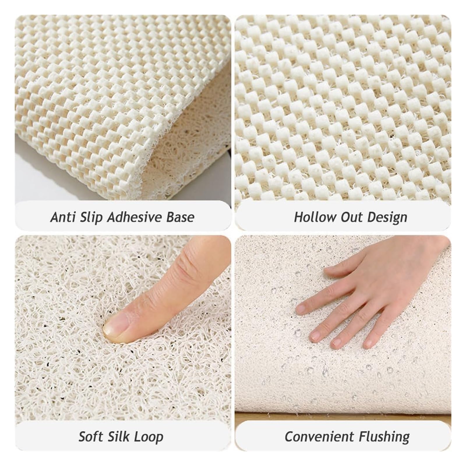 Alfombrilla de baño, alfombrilla de ducha de esquina, alfombrillas de baño curvas for ducha interior, alfombrilla de baño con sector de lufa, alfombrilla antideslizante for el suelo del baño, alfombri