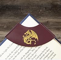 Vista 7 de DND - Cuaderno / diario, libro único de 400 páginas con carpeta de 6 anillos recargable de cuero de dragones 3D y marcador para mazmorras