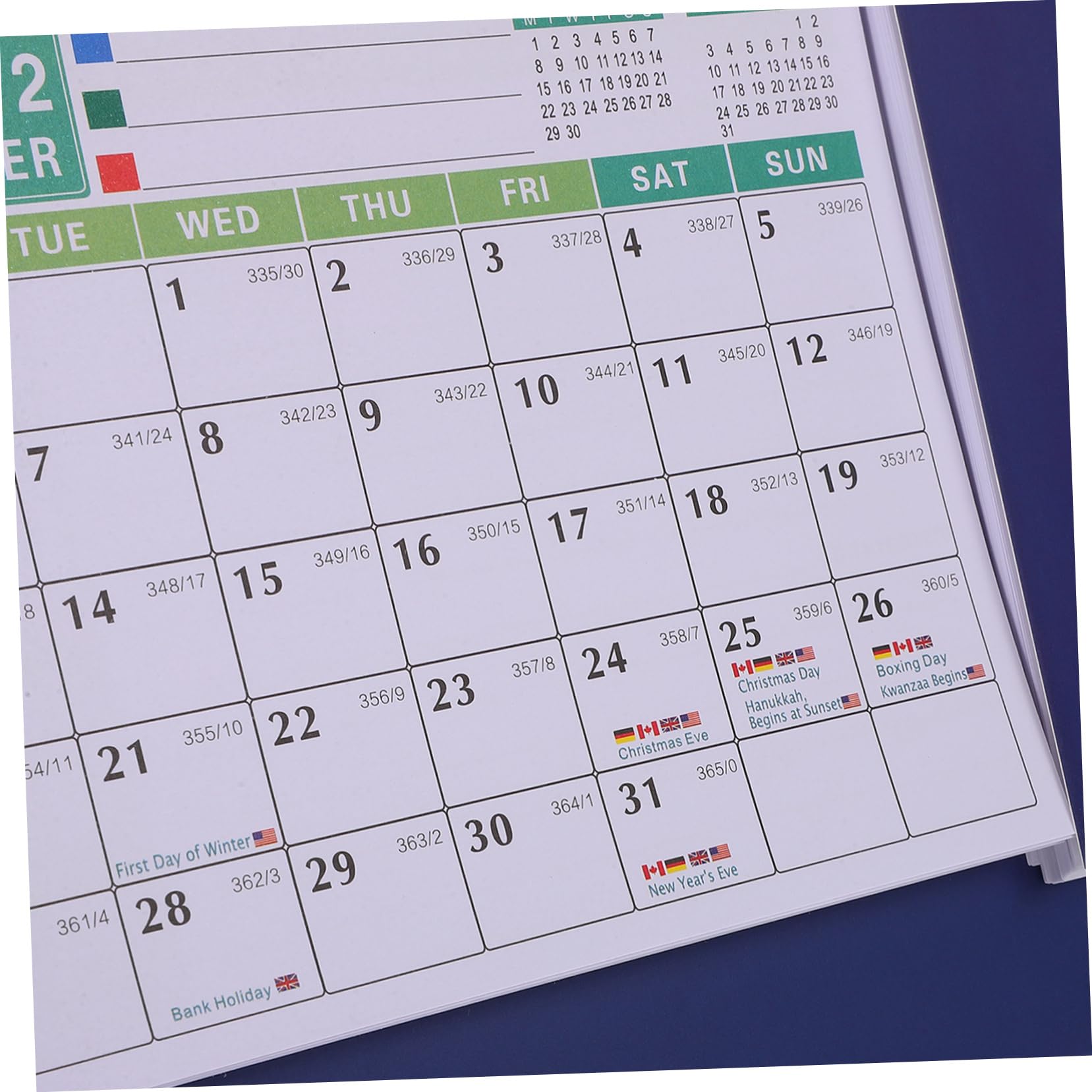 2pezzi Da Tavolo Mensile Planner Di Pianificazione Giornaliera Flipstyle Da Tavolo Per Scrivania Studio