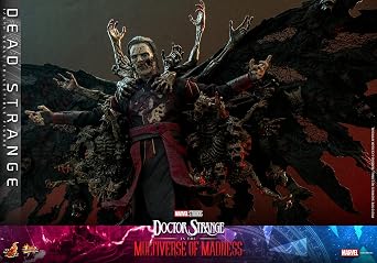 Movie Masterpiece Doctor Strange: Multiverse of Madness Dead Strange 1/6 Scale Figure, Black, Approx. 12.2 inches 31 cm Tall MMS654