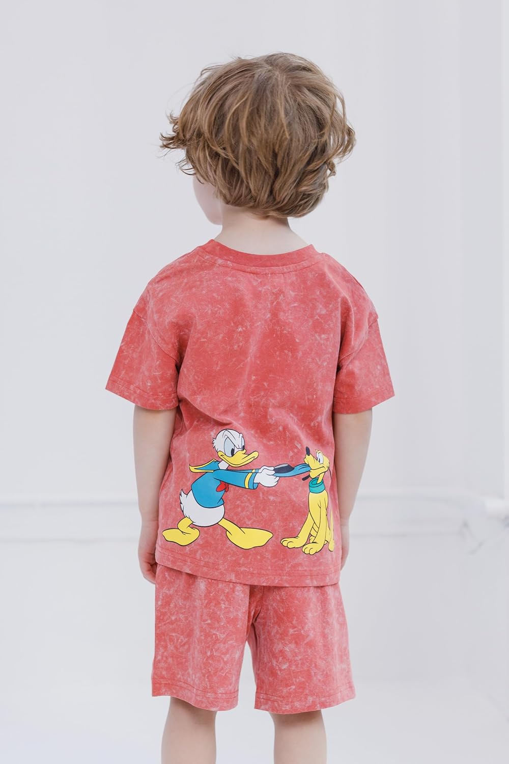 Disney Mickey Mouse Vintage Wash T-Shirt and Shorts Outfit Set Toddler to Big Kid Sizes (2T - 10-12) - Image 3