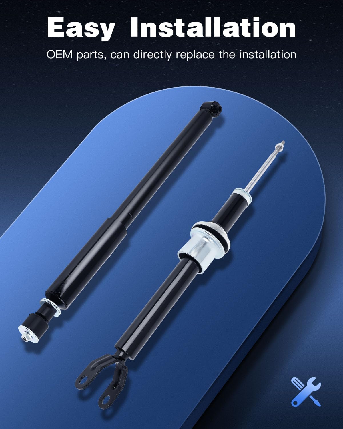 ECCPP Shocks Struts Front Rear Shocks Absorbers Struts for 2003-2005 for Mercedes-Benz E320,2006 for Mercedes-Benz E350 553356 39108 316950 312563 24105910 2113231100-4pcs shocks