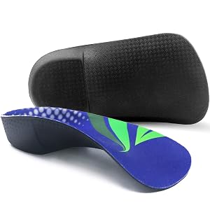 Plantar Fasciitis Insoles 3 4 Length Arch Support Insoles for Women and Men Shoe Inserts for Flat Feet