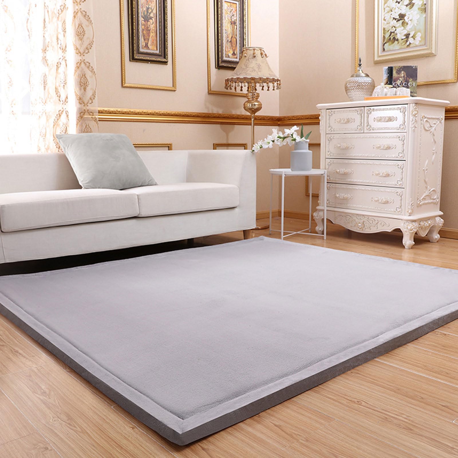 TYYUETY Tatami Mat - Living Room & Bedroom Padded Memory Foam Rug - Kids & Nursery Playroom Carpet - Large & Small Sizes