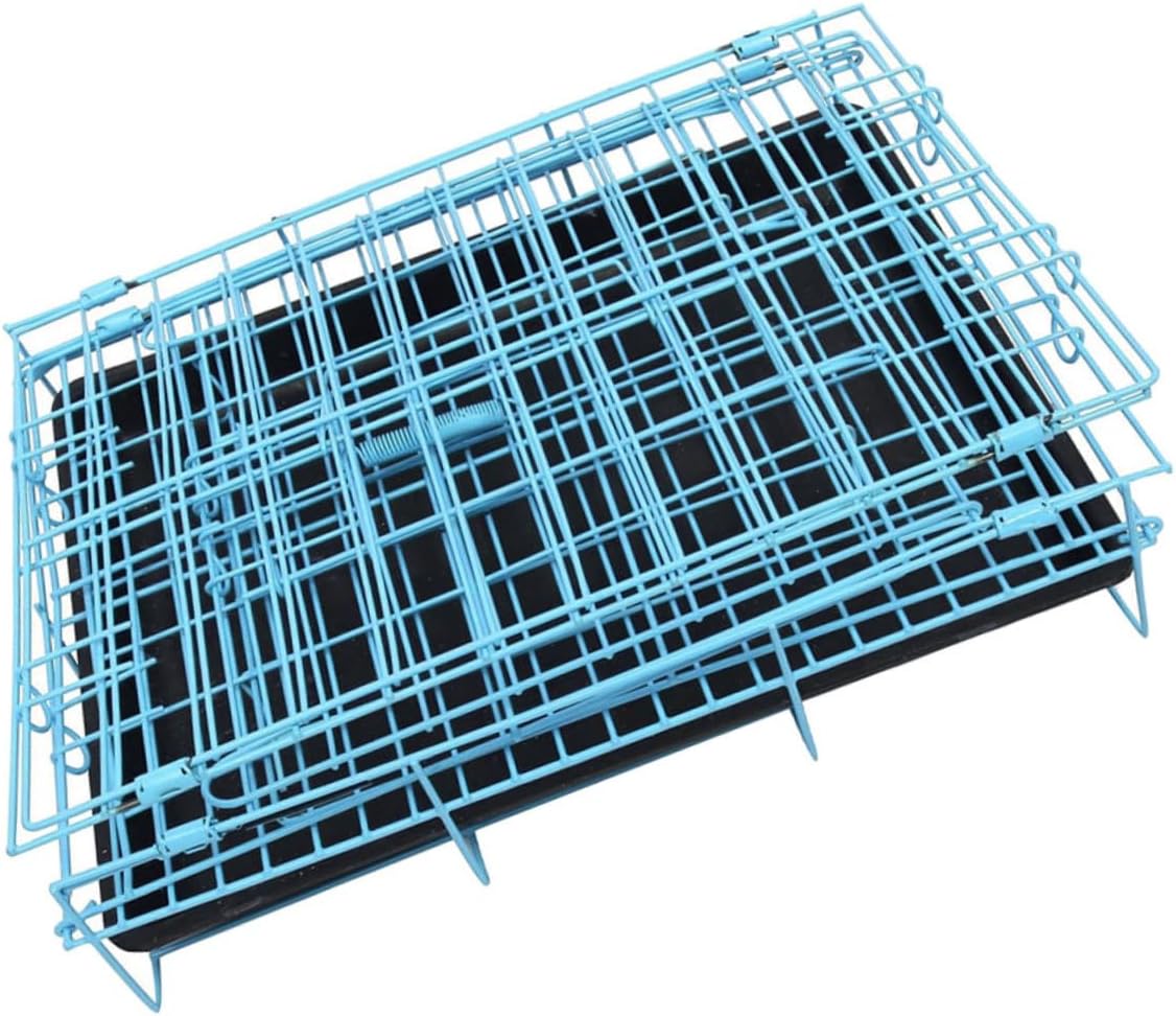 Abaodam Portable Bunny and Cat Cage Carrier Wire Pet Cage for Animals Lightweight Design Ample Space for Travel and Outdoor Use