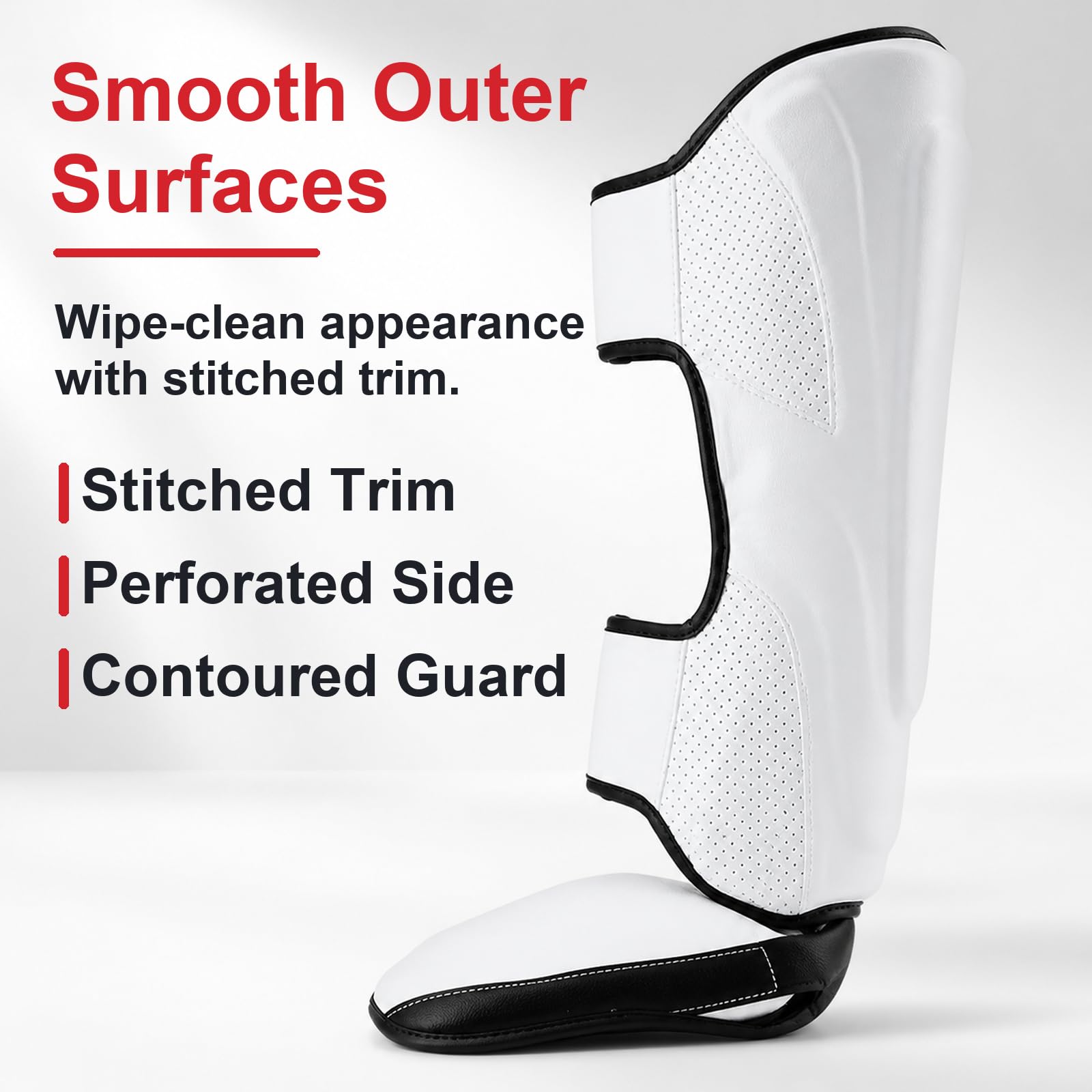 Piedi Protezione Shin Guard,Parastinchi Piedi Protezione Shin Guard,Parastinchi Karate,Regolabili,vestibilità Sicura,Comodo,per Boxe,Taekwondo,Muay Thai,Sport da Combattimento