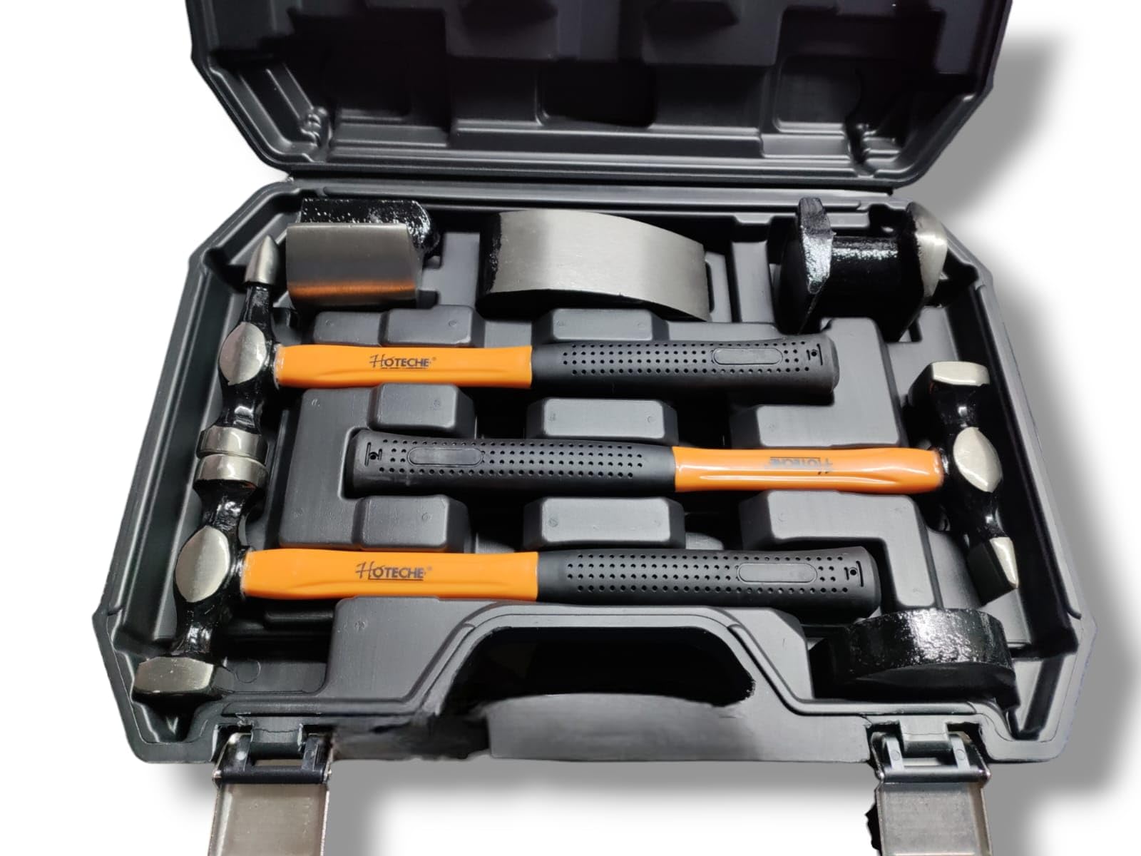 Terryshop74 Kit Riparazione per carrozzieri e carrozzeria 7 Pezzi 3 martelli + 4 Tassi riparazioni Professionali e Fai da Te