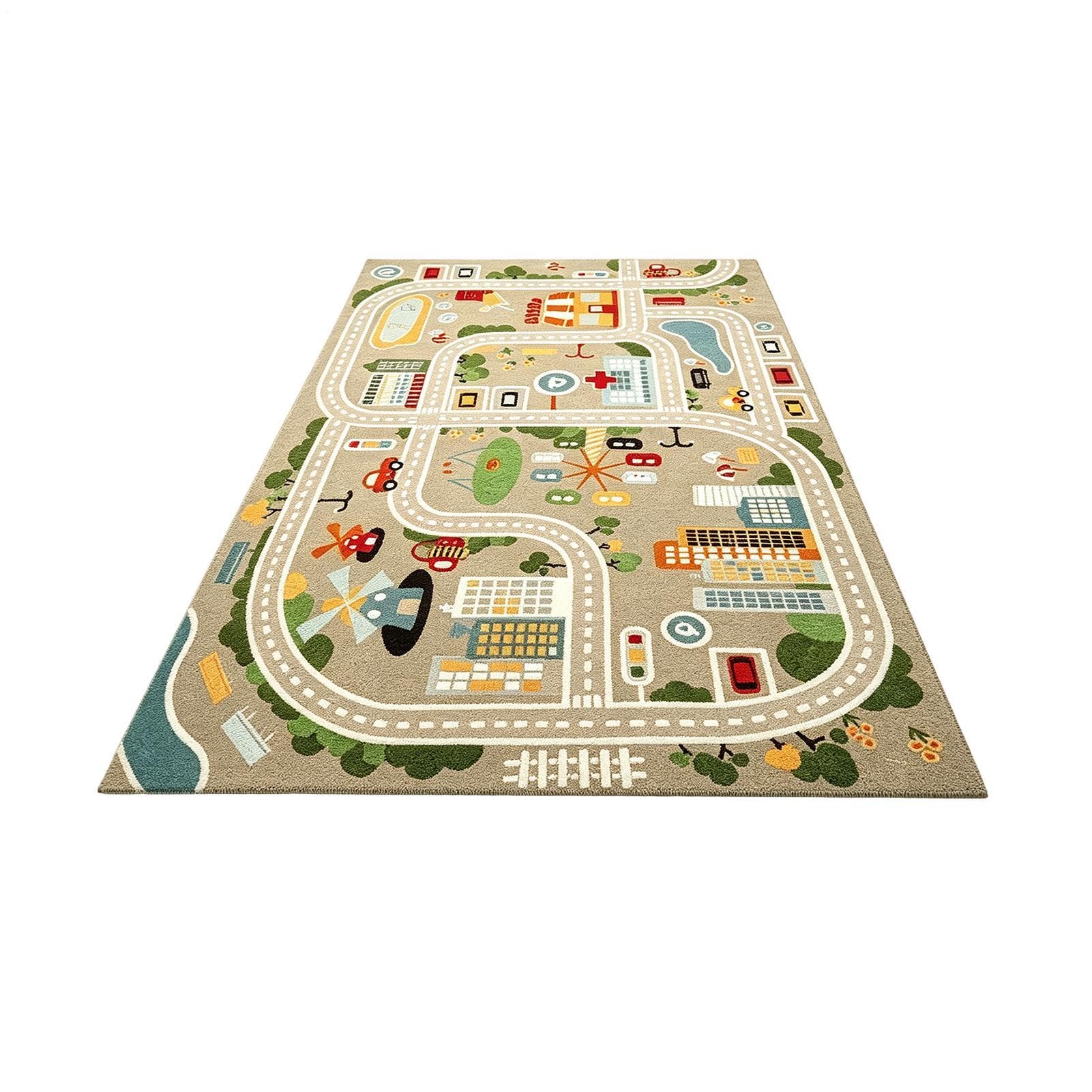 Interactive Kids Activity Mat, 47 x 71 Children Traffic Activity Floor