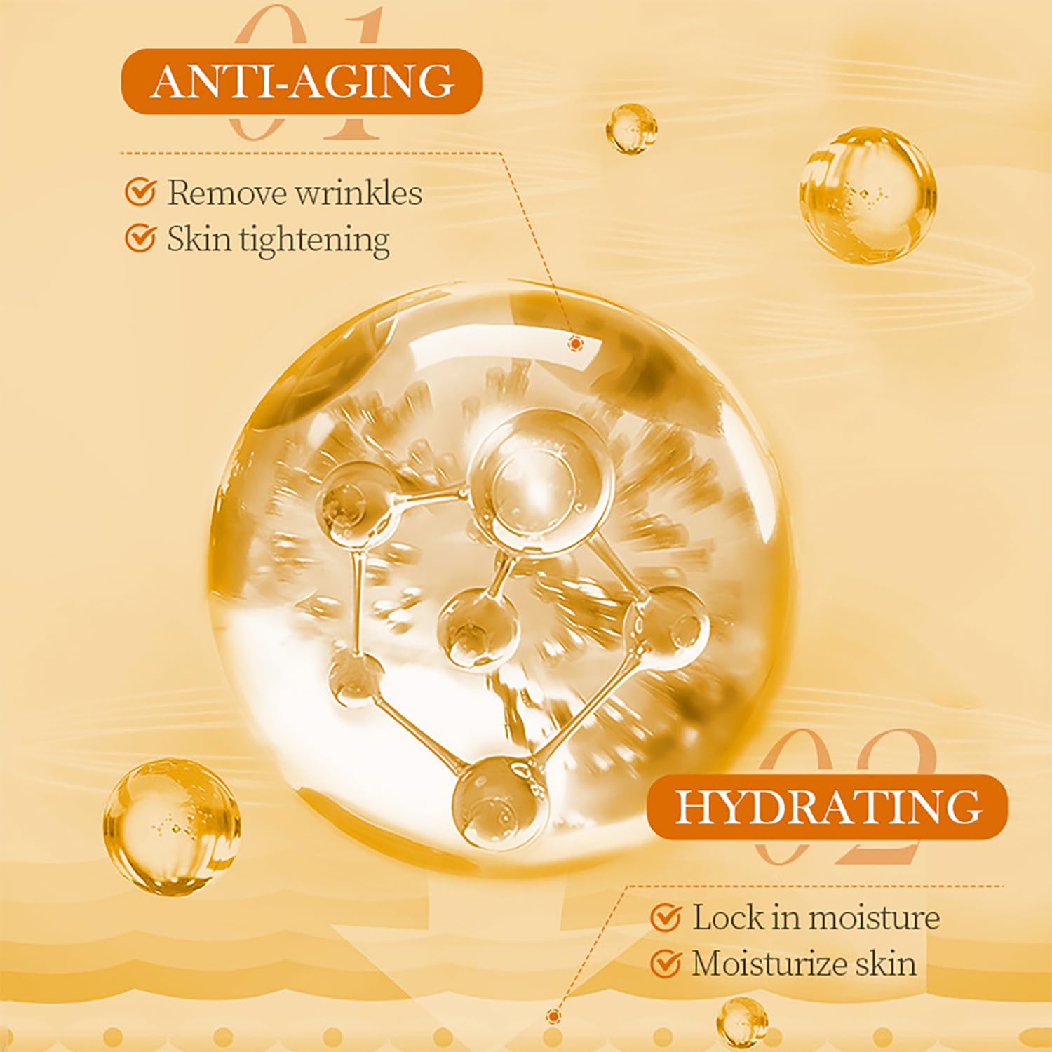 BIOAQUA White Brighten Creme Facial Vitamina C Hidratante Facial
