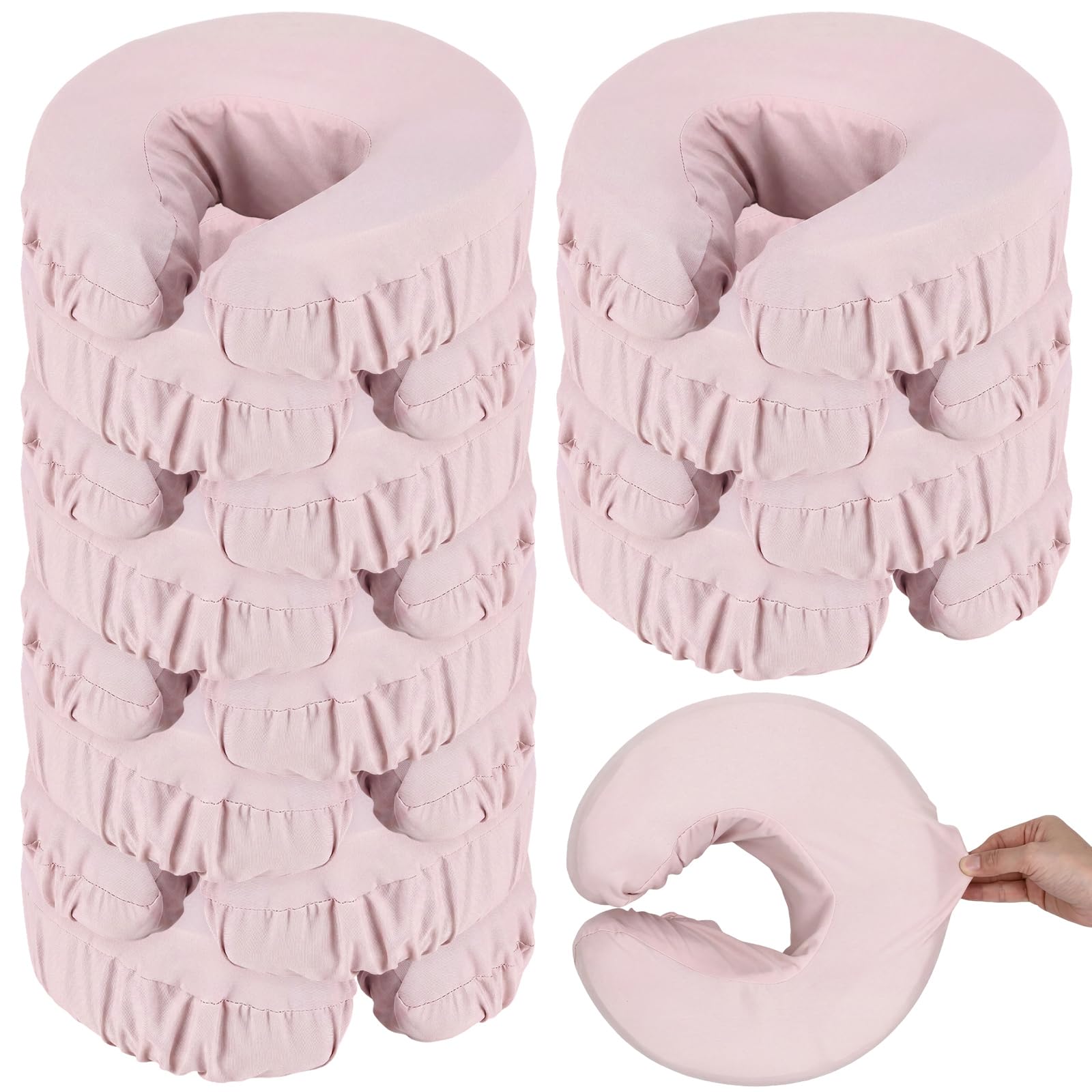Face Cradle Covers for Massage - White -8 Face Cradle Covers for Massage - White -8