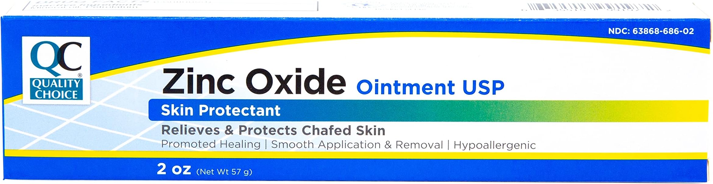 Quality Choice Zinc Oxide Ointment Skin Protectant 2oz