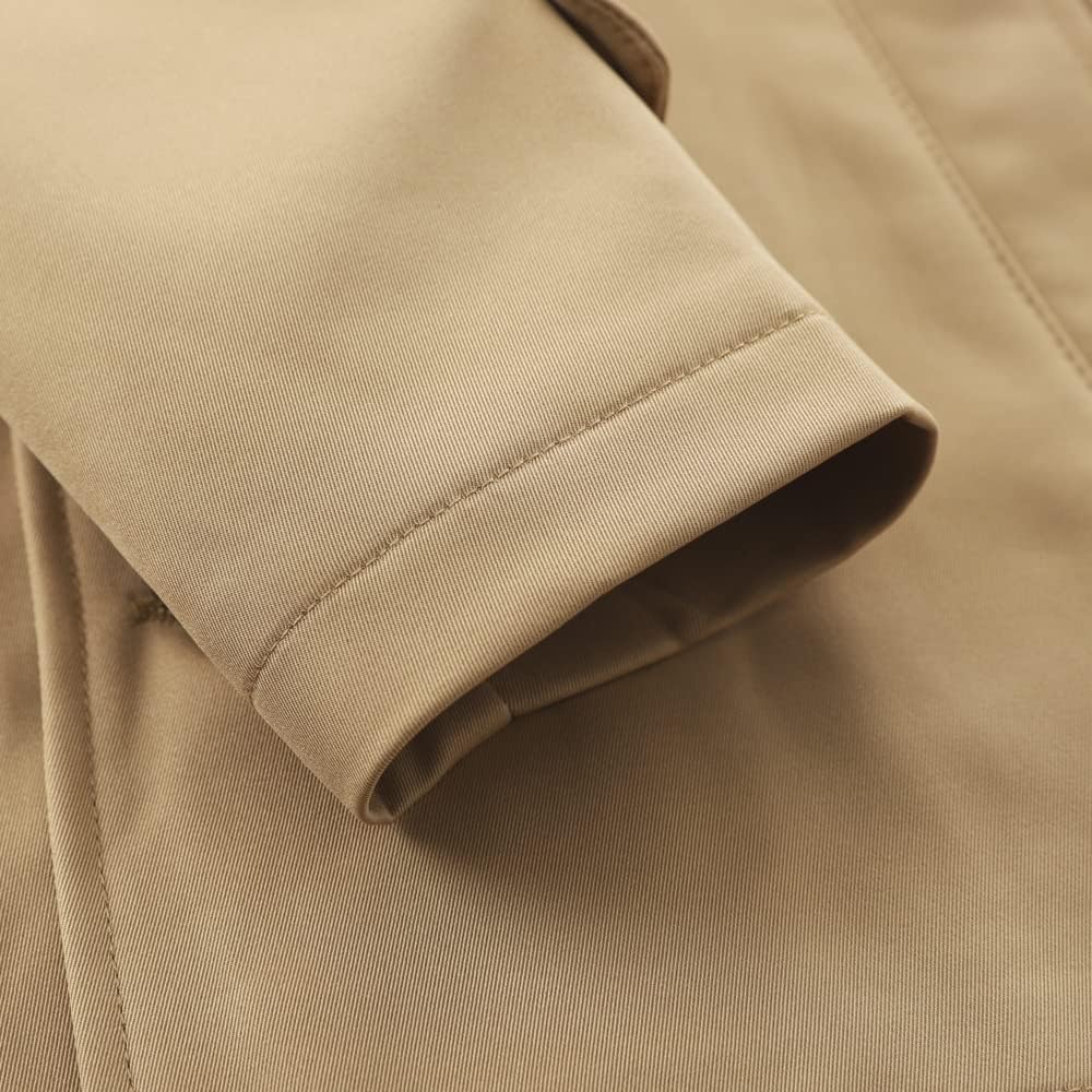 LJYH Toddler Boys Classic Buttons Peacoat Kids Hooded Toggle Dress Trench Coats - Image 7