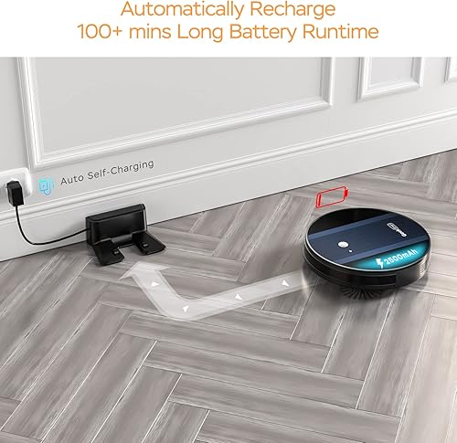 Miniatura 2 de Geek Smart Robot aspirador G6, succión de 1800 Pa, superfino, limpia el suelo duro a la alfombra