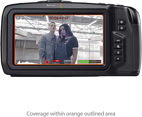 Vista 3 de BoxWave Protector de pantalla compatible con Blackmagic Pocket Cinema Camera 6K – ClearTouch Anti-reflejo (paquete de 2), antihuellas de piel mate