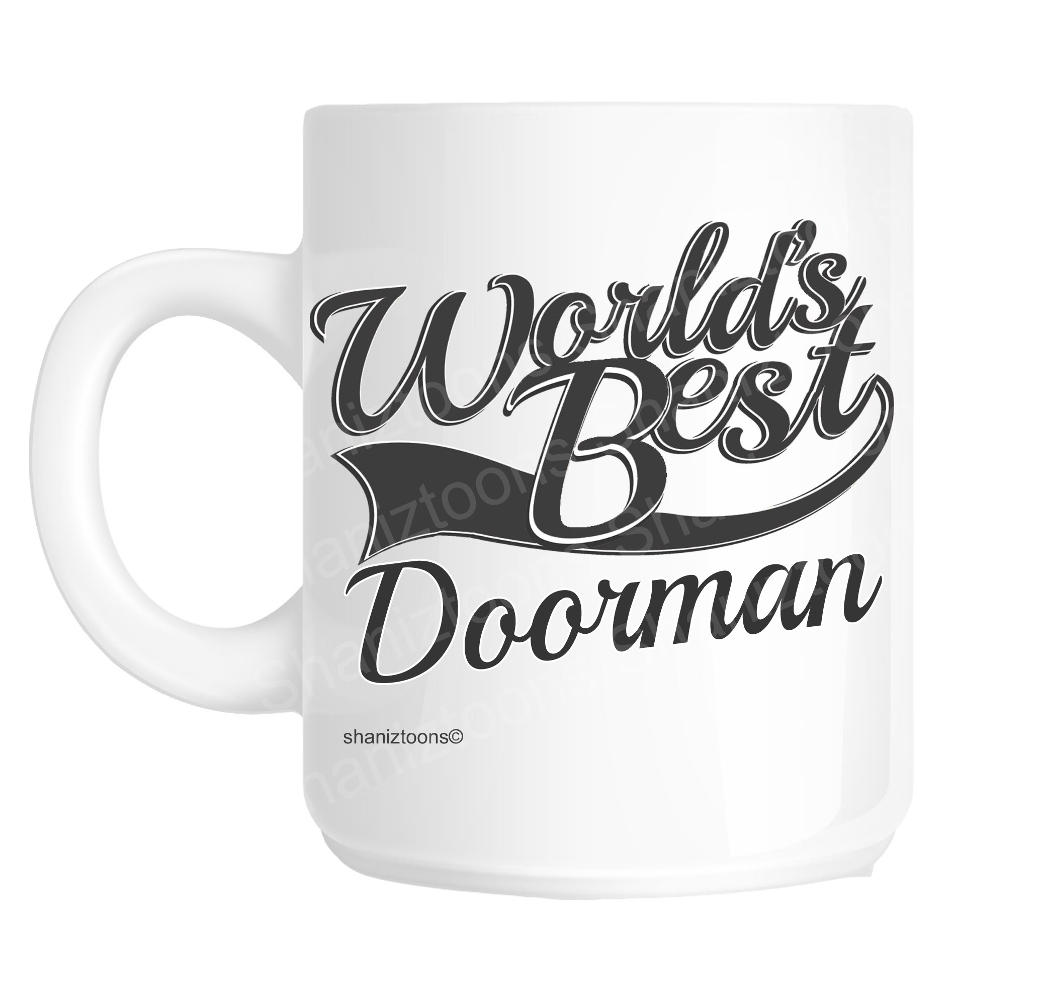 Doorman World's Best Novelty Gift Mug
