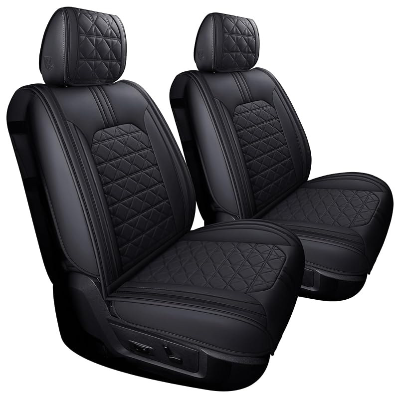Capas para Bancos Dianteiros Dodge RAM 1500, 2500 e 3500 2009–2026 YIERTAI Pretas, 2 peças