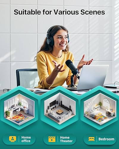 Miniatura 6 de Paneles de pared de vinilo con carga masiva autoadhesivos, paquete de 12 paneles insonorizados Mlv, 12 x 12 x 0.4 pulgadas, paneles cuadrados de