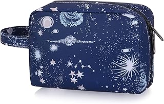 HUA ANGEL Bolsa de maquillaje de viaje, bolsa...