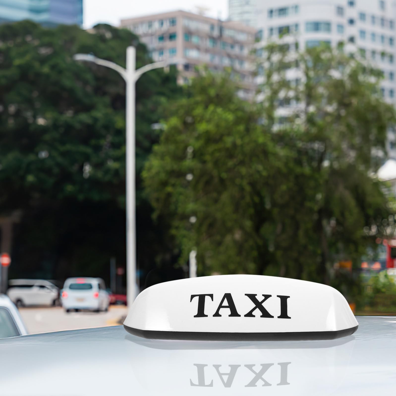 Ciieeo Lampada da Taxi Magnetica per Auto 12v Alta Luminosità e Materiale Pp Antiscossa per Guida Notturna Sicura e Visibile