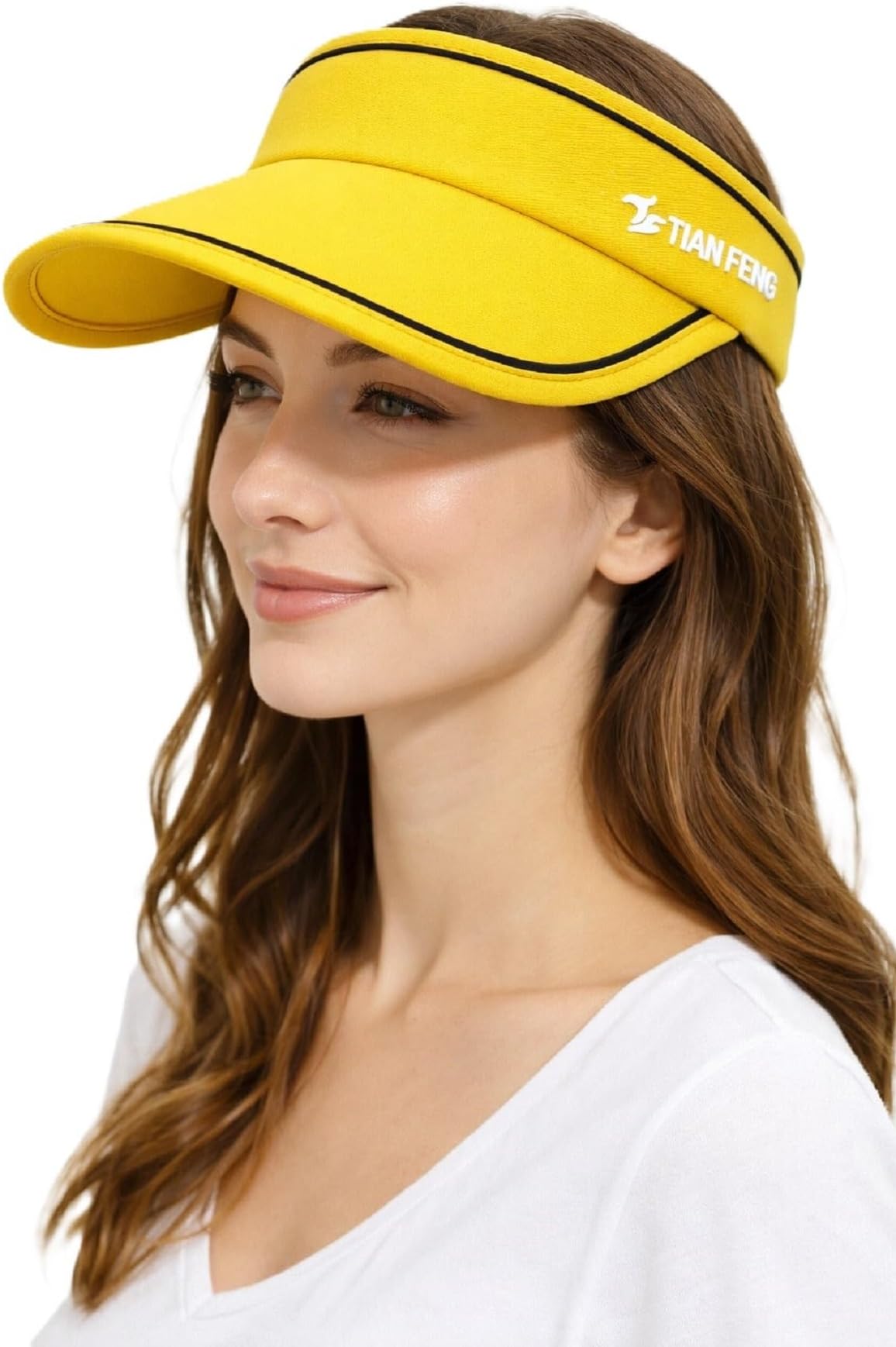 Women's Polyester Blend Sunshade Visor Cap vc-08 (Free Size_Pack of 1)