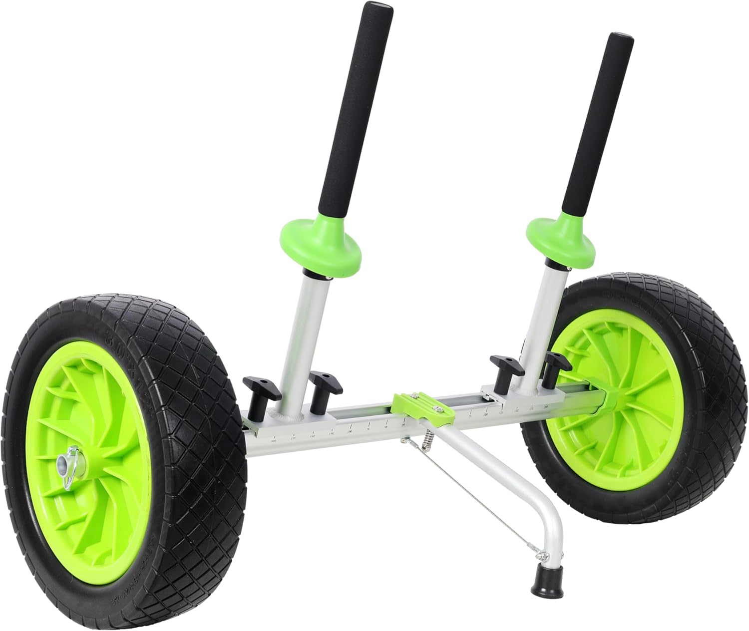 espidoo Adjustable Kayak Cart: Heavy-Duty Sit-On-Top Kayak Dolly - 12 Inch Solid Wheels for Sand & Gravel - Width Adjusts 5.5" to 19.6" for Secure Fit