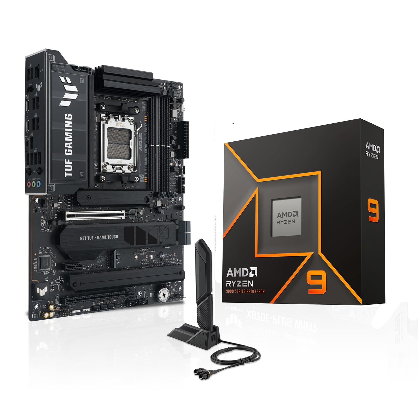 Amazon.com: MICRO CENTER AMD Ryzen 9 9900X CPU Processor with ASUS