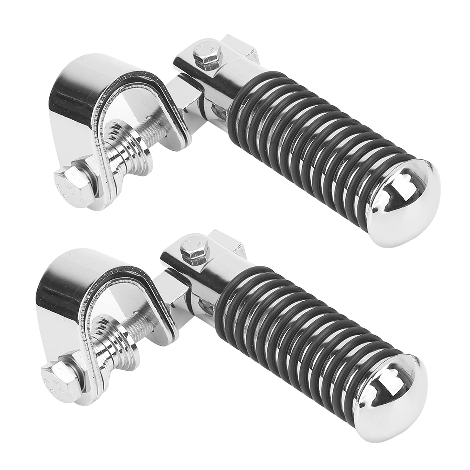 Reposapiés para Motocicleta reposapies para moto Estriberas Antidesgaste Plegables de Alta Resistencia para Protectores de Motor/tuberías de 1 Pulgada(Color Reposapiés