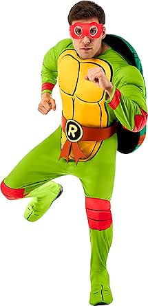 Amazon.com: Rubies Men's Teenage Mutant Ninja Turtles Deluxe Raphael ...