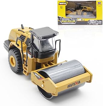 Amazon.co.jp: Dollox ダイカスト ロードローラー おもちゃ 1/50
