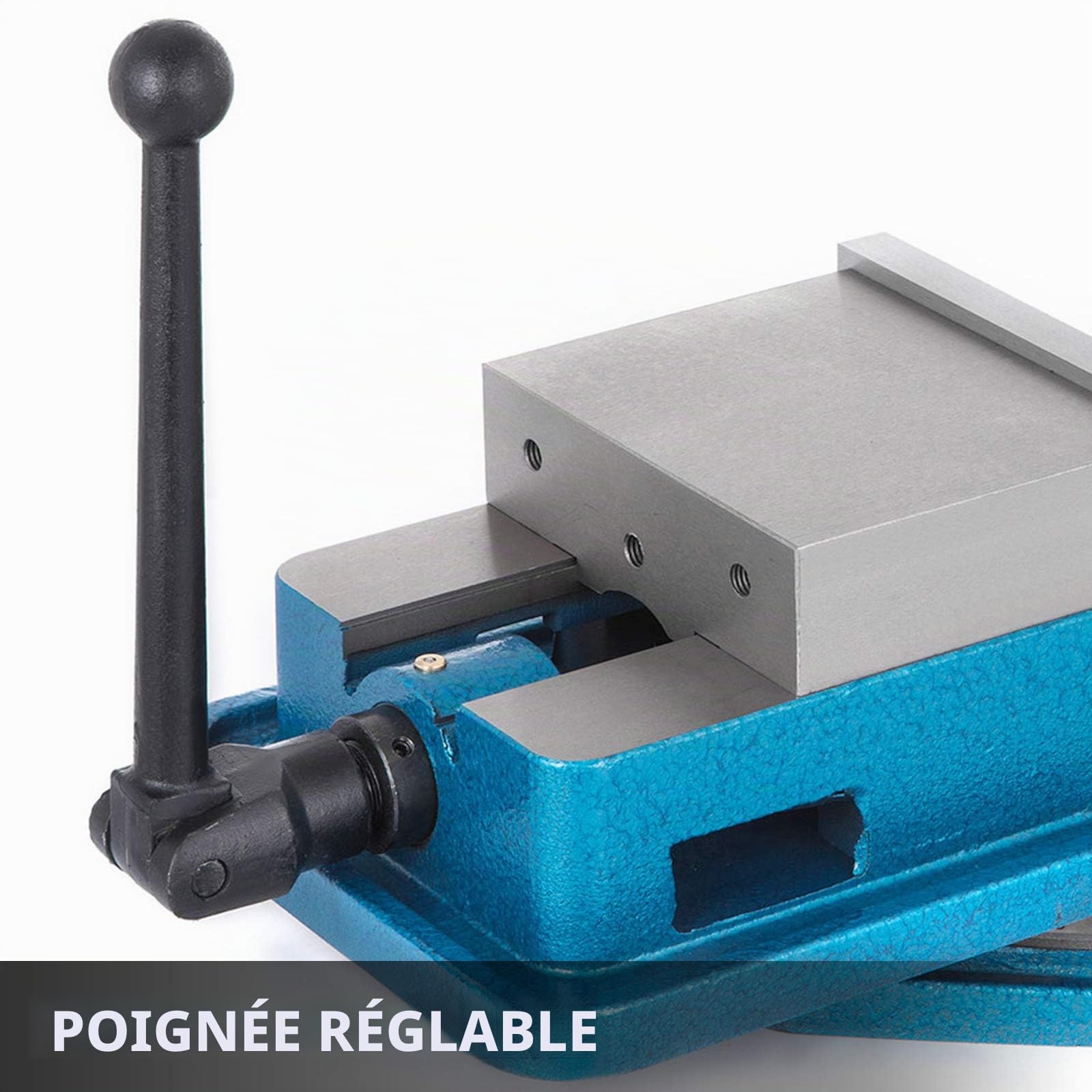 VEVOR Étau de Table 127 mm, Étau de Précision de pince de table de serrage, Outil Ensemble de Banc de Serrage pour le sciage/le limage/certains travaux de montage et de retrait