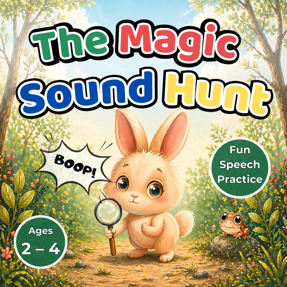 The Magic Sound Hunt: A Wordless Sound Adventure for Toddlers Ages 2–4: First Sounds, Speech Development, Storytelling, and Fun Early Communication Practice