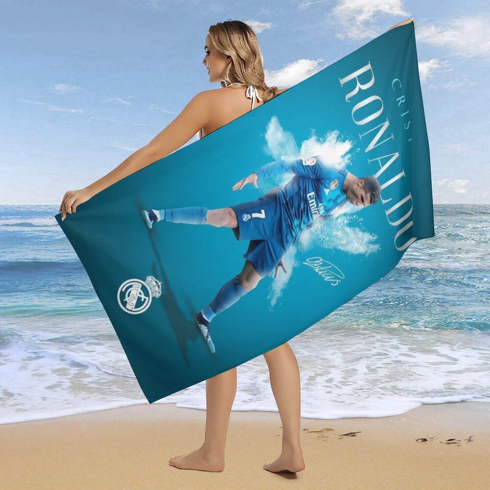 Housse De Couette Imprimée Football,Parure De Lit 100% Microfibre Douce