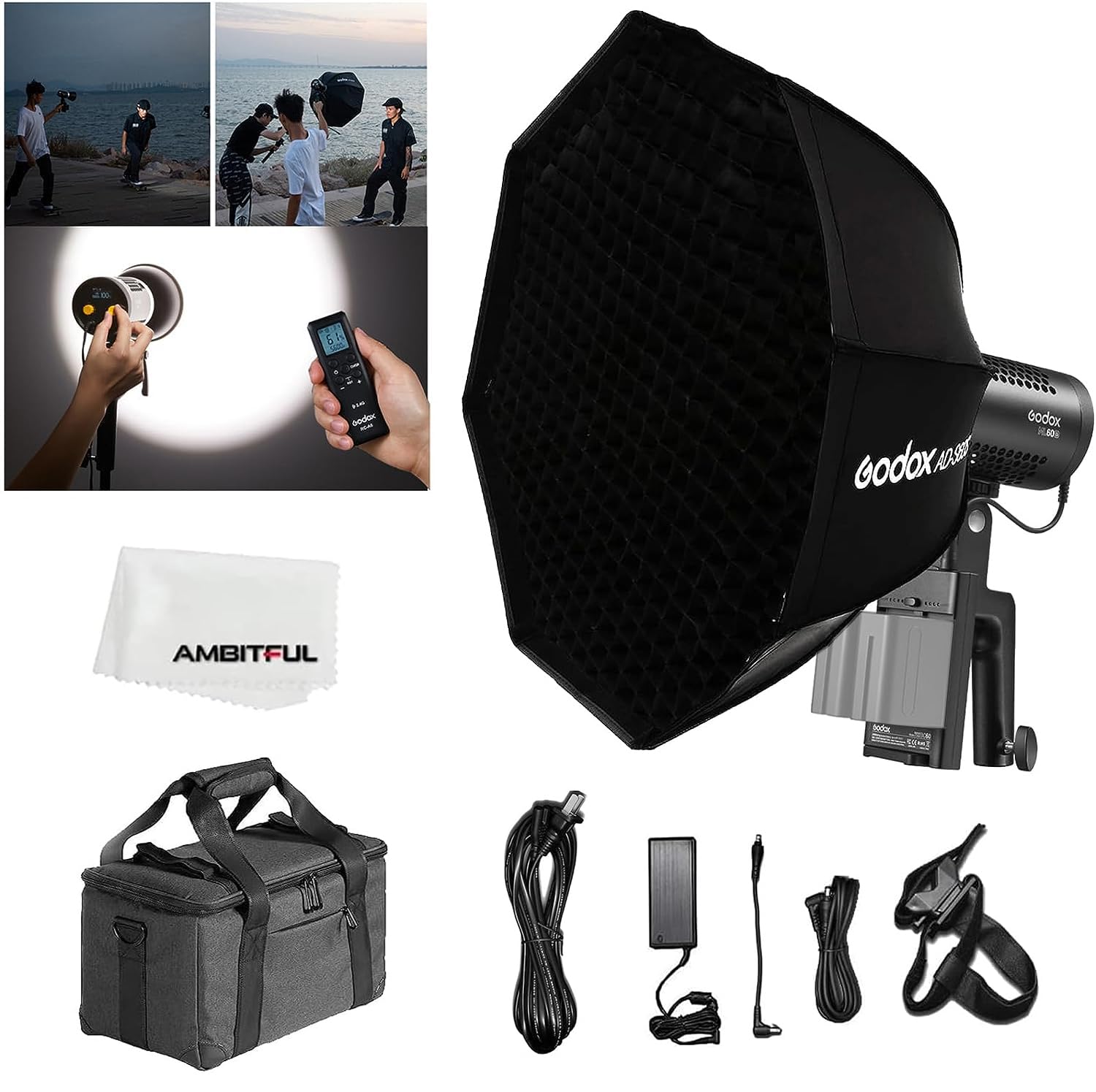 Amazon.co.jp: 【Godox正規代理店】Godox ML60 LEDビデオライト 60W 
