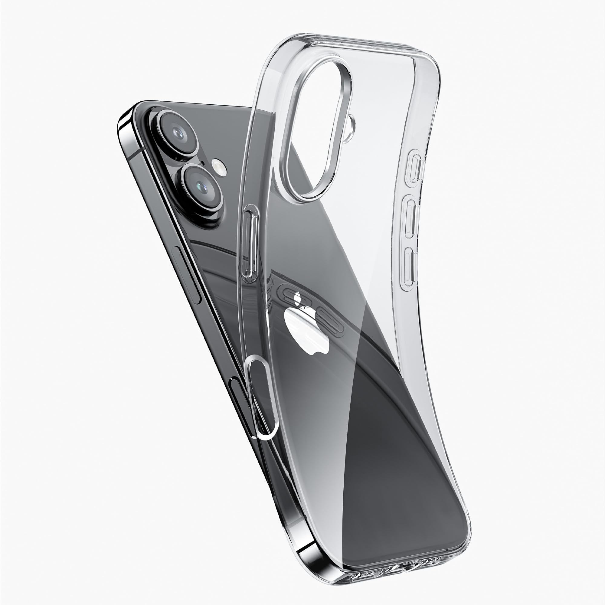 Amazon.co.jp: NIMASO iPhone 16 用 クリア ケース 透明 ソフト