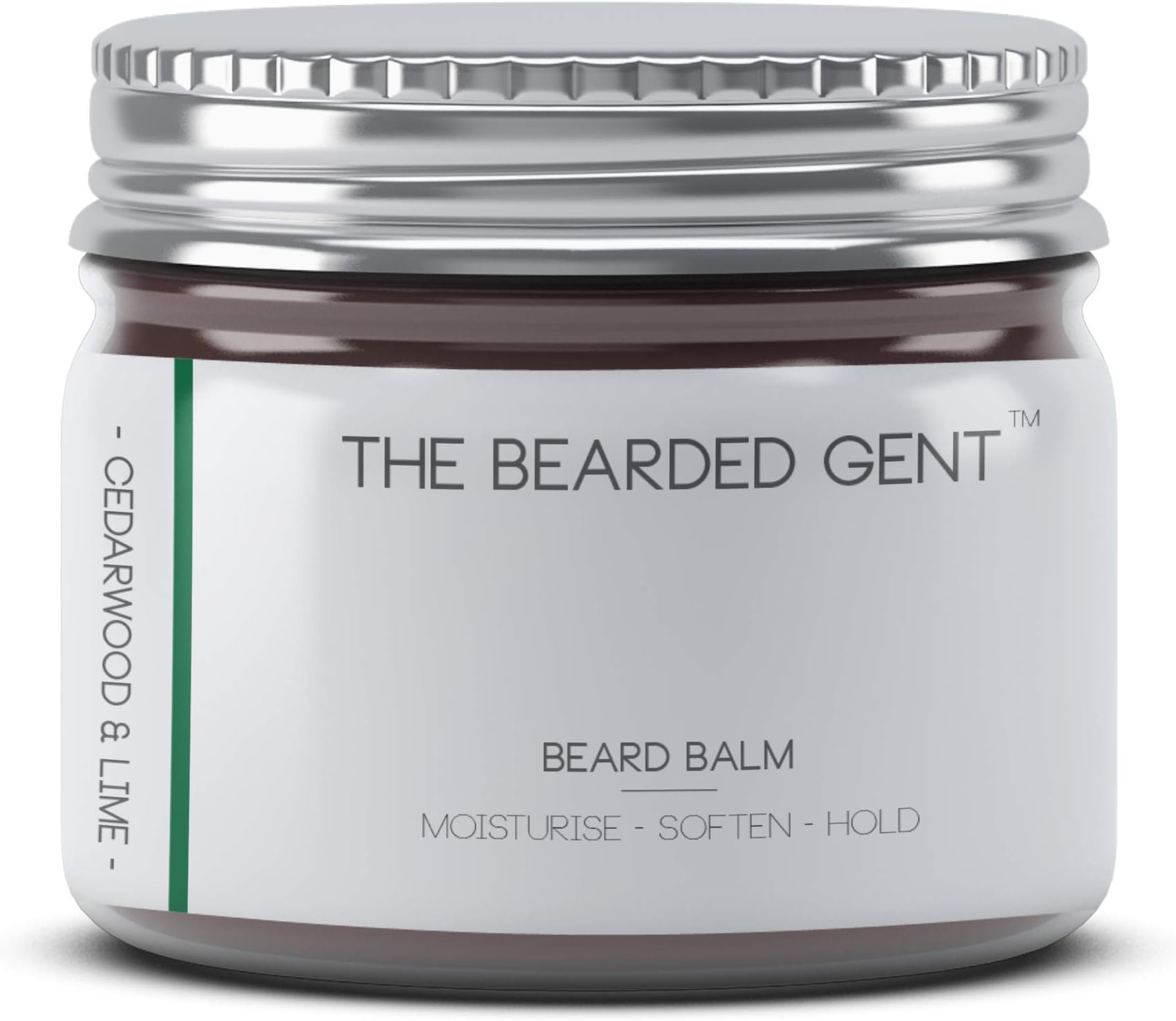 Beard Balm For Men Growth Set - Selection Of Different Scented Premium Balms Gifts For Him - The Bearded Gent - 60ml (Cedarwood & Lime)