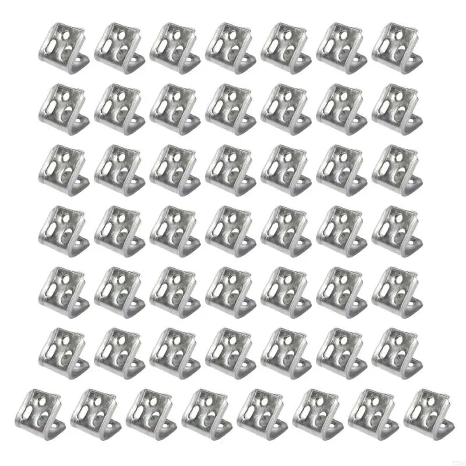 Upholstery Spring Clips 100Pcs 5Hole Spring Clips Furniture Repair Fastener Sofa Hook Hanger Fixed Clamps Enduring