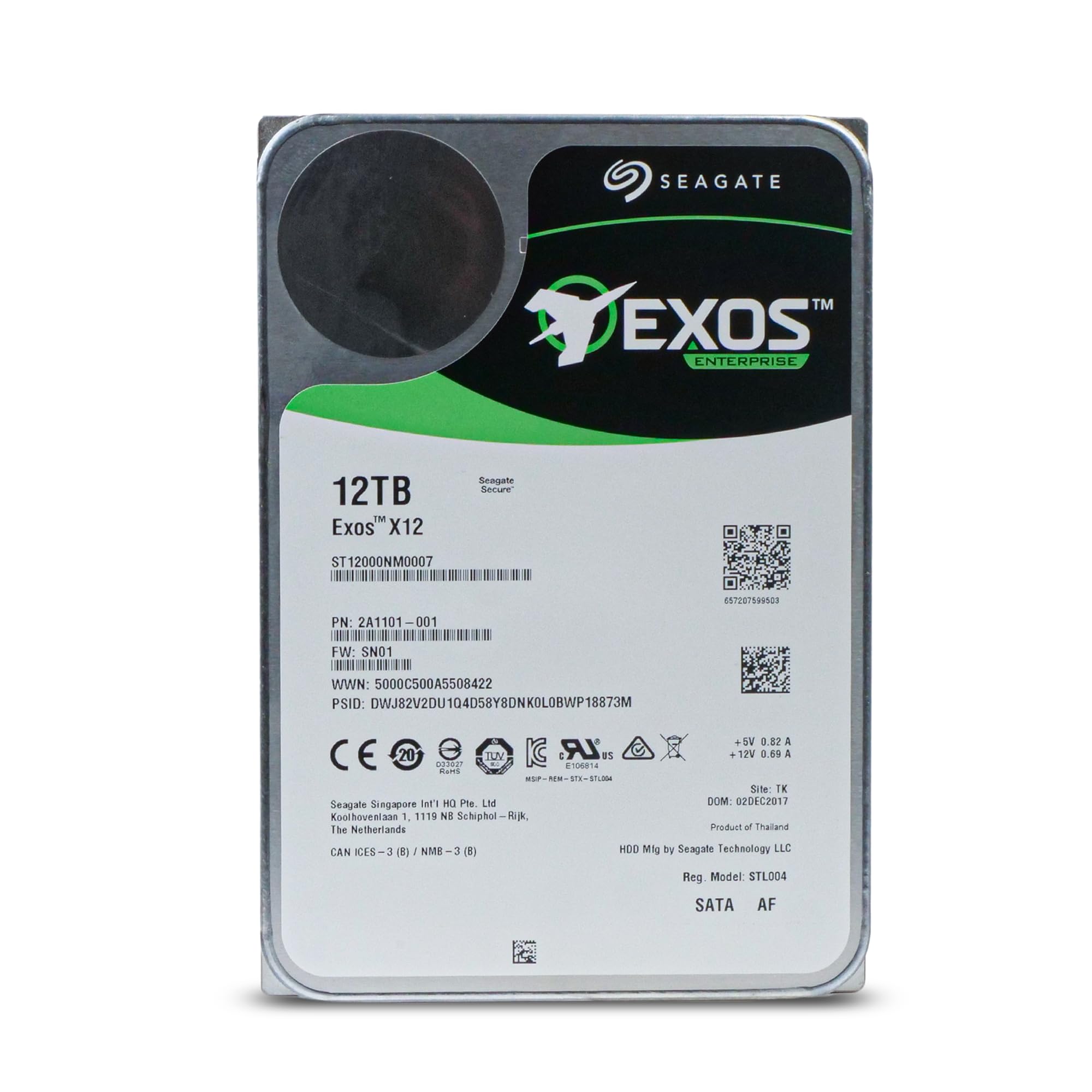 Amazon.com: Seagate Exos x12 12TB SATA 6Gb/s 256MB Cache