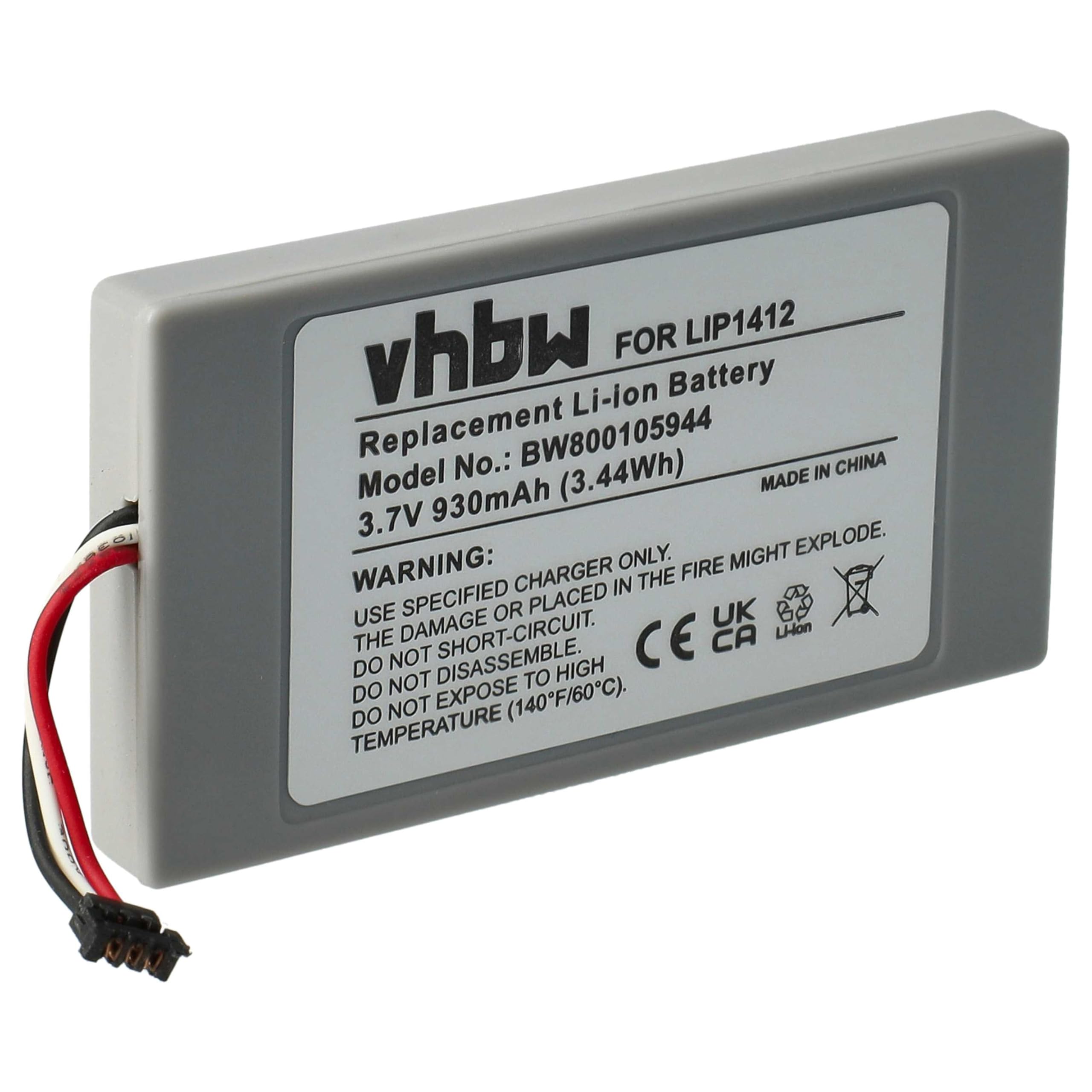vhbw Batterie Compatible avec Sony PlayStation Portable GO Console de Jeux (930mAh, 3,7V, Li-ION)
