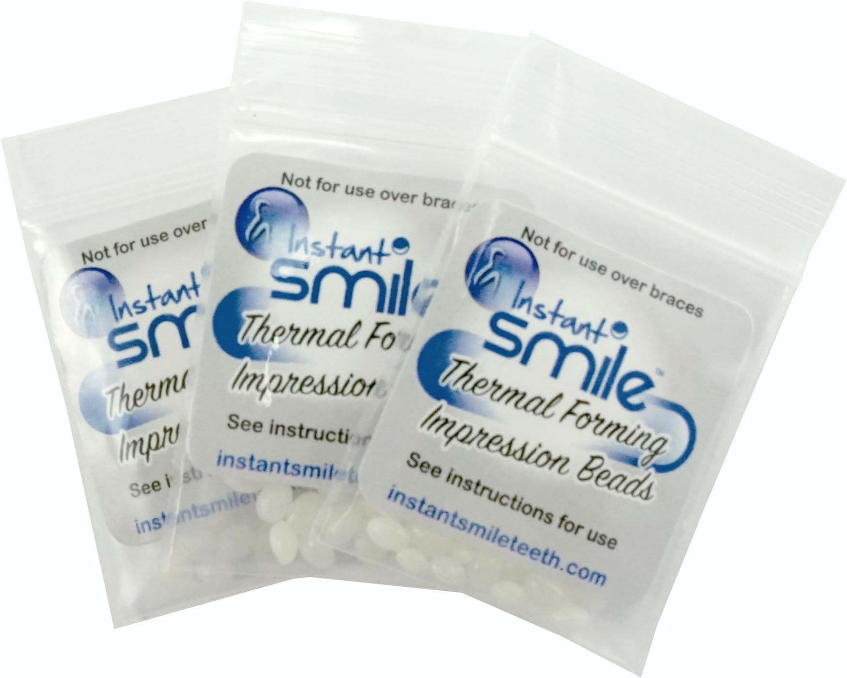 Fitting Beads, 3 Pack Included, Can Be Used for Any Billy Bob Teeth OR Instant Smile Teeth!