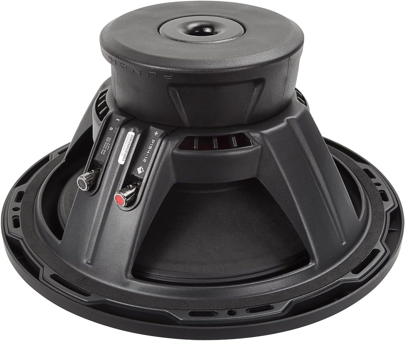 Rockford Fosgate 1 P1S2-12 Punch P1 12" 2-Ohm Subwoofers and 1 P1G-12 Stamped Grille Insert