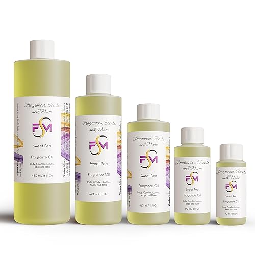 Miniatura 4 de Fragrances, Scents and More PerfumeAceite Corporal de Guisante Dulce (7 Tamaños) (1 Botella de 13oz Roll On (0.3 fl oz))