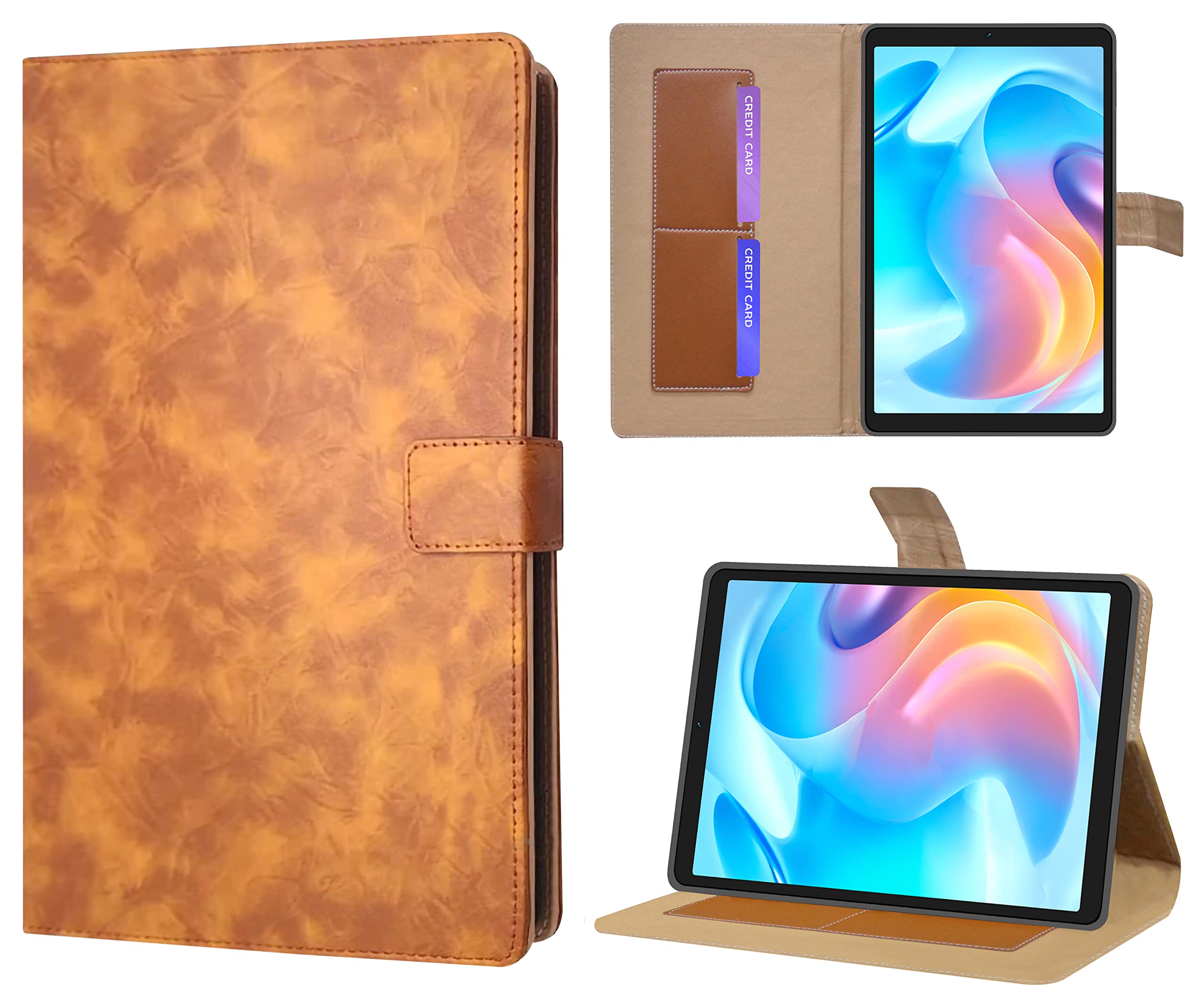 TGK Lightweight Flip Case Cover for Realme Pad Mini 8.7 Inch Tablet 2022 Release (Brown) (B09ZLLM2GC) Amazon Price History, Amazon Price Tracker