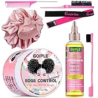 Vista 1 de Cera de Control de Bordes de Fijación Fuerte, Gel de Peinado No Graso para Cabello, Cera de Bordes Sin Descamación, Control de Bordes para Cabello