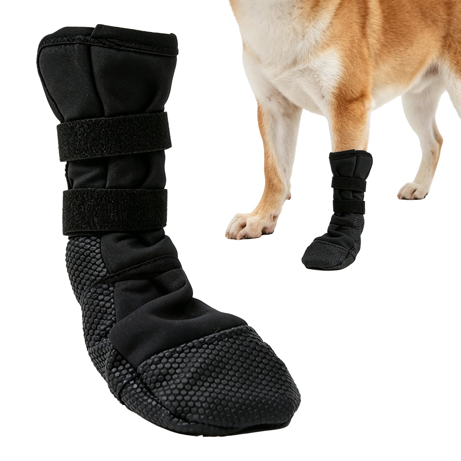Benaewa Dog Socks for Injured Paws Waterproof, Breathable Recovery Dog Shoes for Bandages, Healing(M)