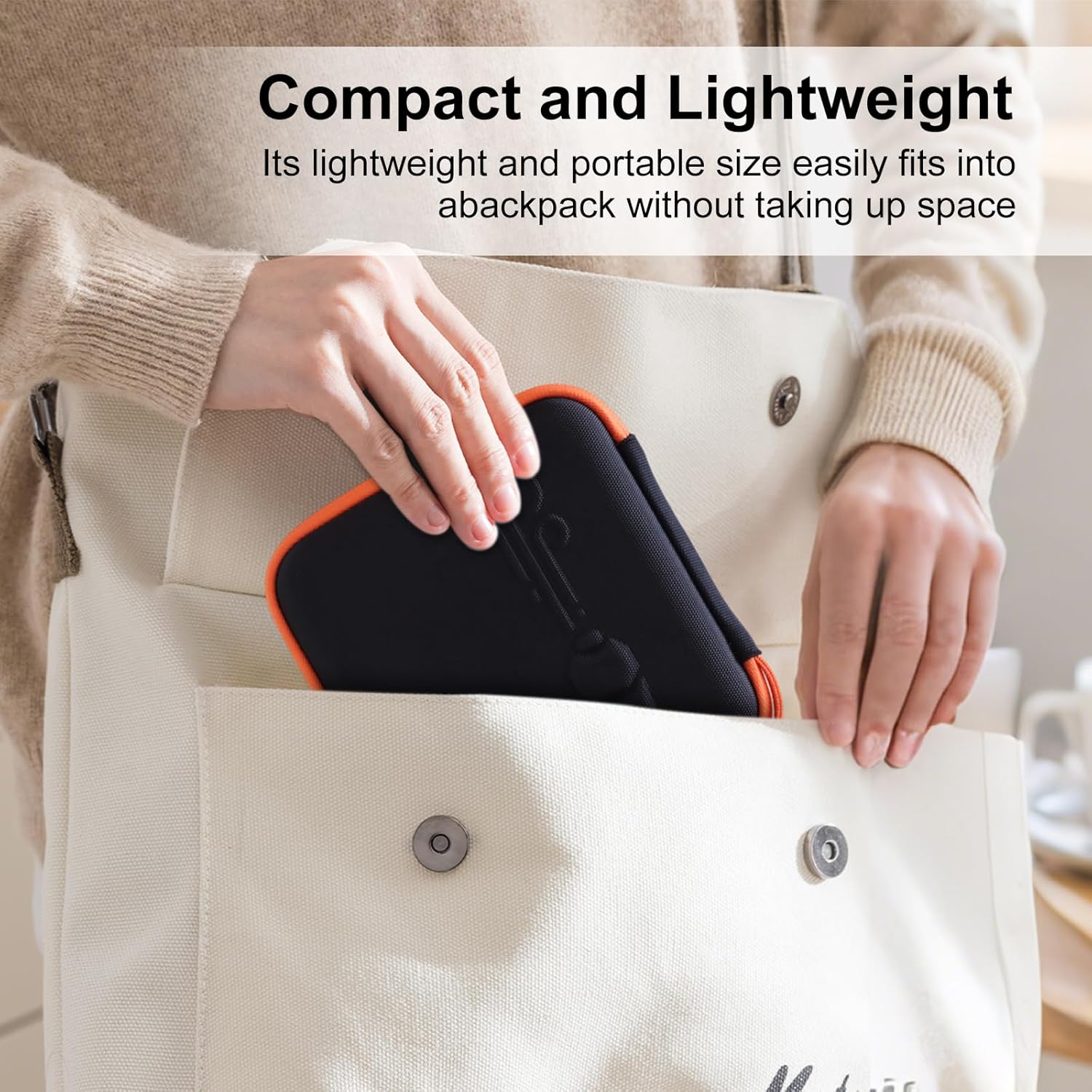 LTGEM Air Duster Case Compatible with WOLFBOX MF50 Electric Air Duster and Compressed Air Dusters, Black(Case Only) - Image 7