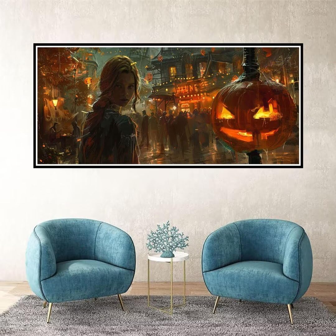 Amazon | 2枚セット ダイヤモンドアート ハロウィン 50x110cm