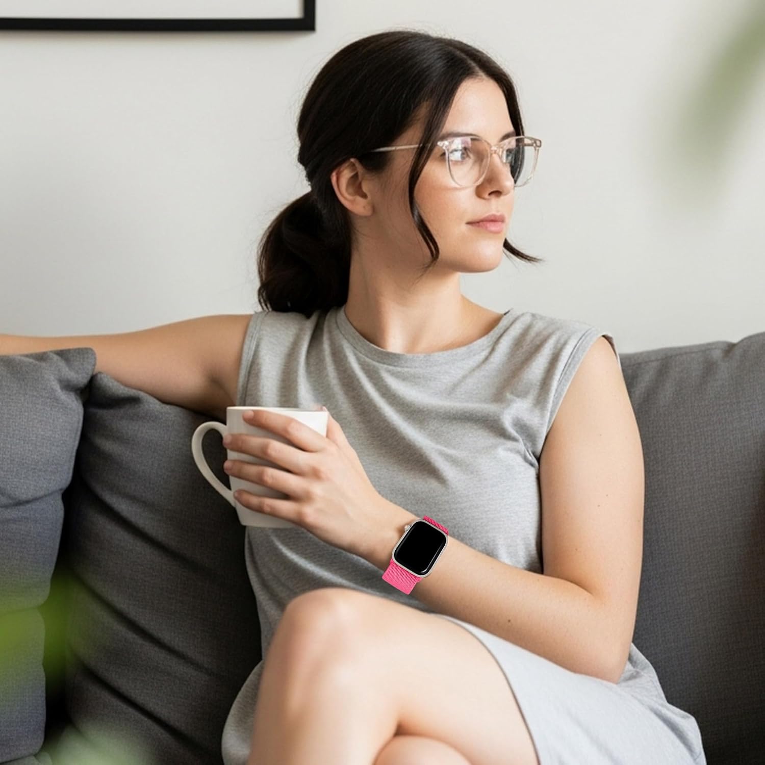 4 Pack Stretchy Solo Sport Band Compatible with Apple Watch Bands 40mm 44mm 45mm 46mm 42mm 41mm 49mm 38mm Women Men Nylon Elastic Loop Braided Strap for iWatch Series 11 10 9 8 7 6 5 4 Ultra SE 3 2 1 - Image 4